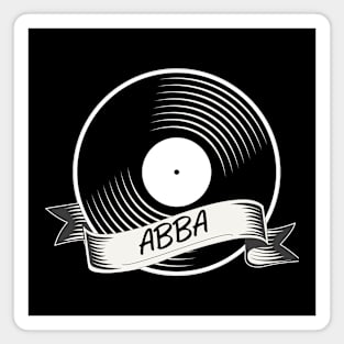 Abba vinyl Magnet